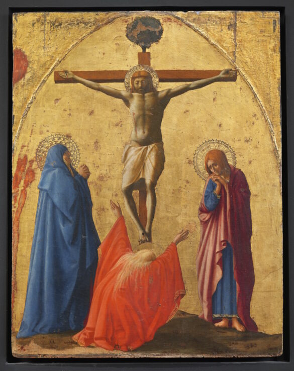 Masaccio Crocifissione 1426 tempera su tavola 83×63 cm Napoli, Museo e Real Bosco di Capodimonte