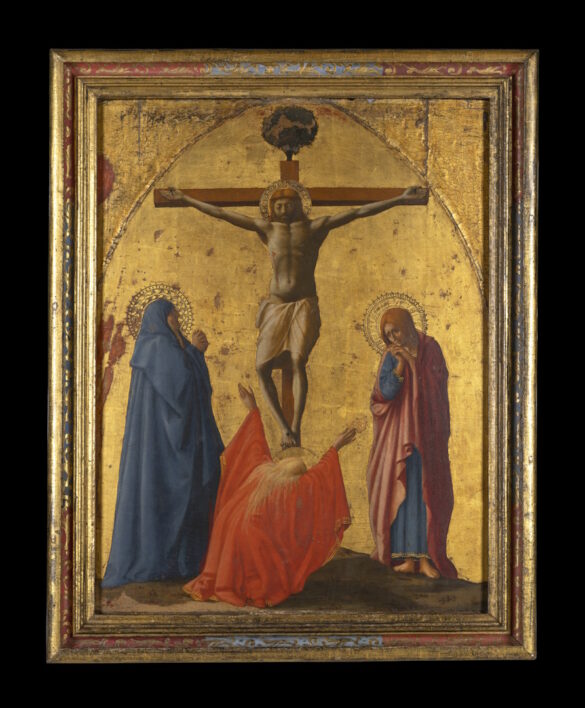 Masaccio Crocifissione 1426 tempera su tavola 83×63 cm Napoli, Museo e Real Bosco di Capodimonte